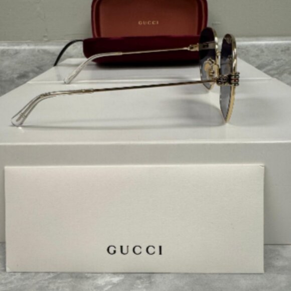 GUCCI | NEW | 1285SA | 1285SA - 001 | GOLD | GRADIENT GREY - Picture 7 of 8